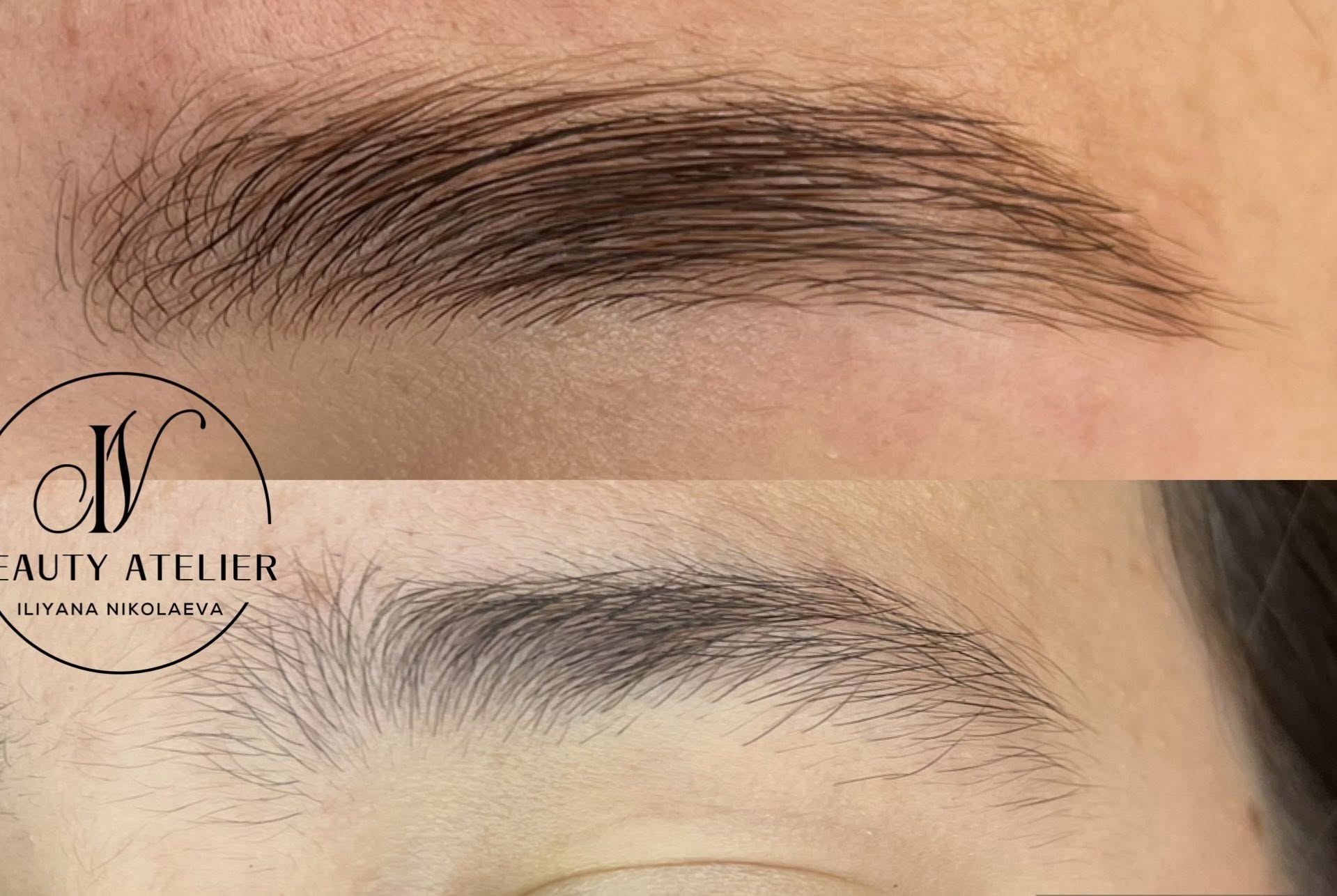 Първо почистване и ламиниране на вежди